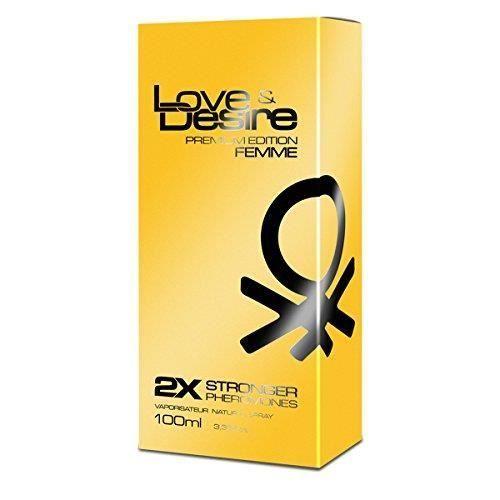 Love&desire Gold Premium Femme Parfum Phéromone 100ml Attirer Homme Sexy Intense 