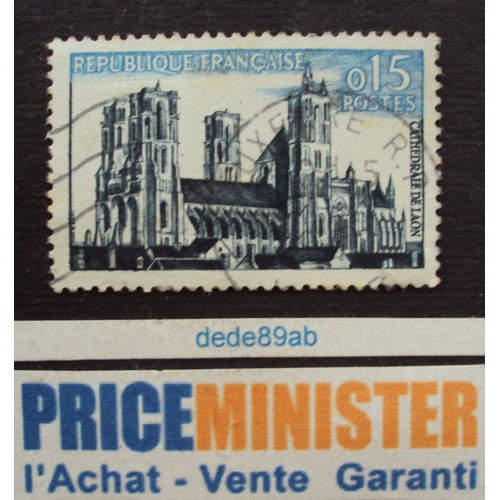 France..La Cathédrale De Laon (Aisne) Oblitéré.