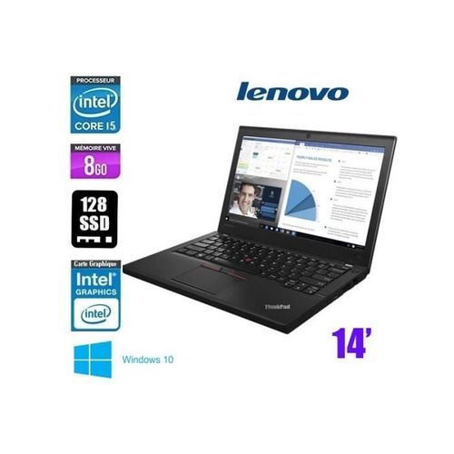 LENOVO THINKPAD T460S CORE I5 14" Noir