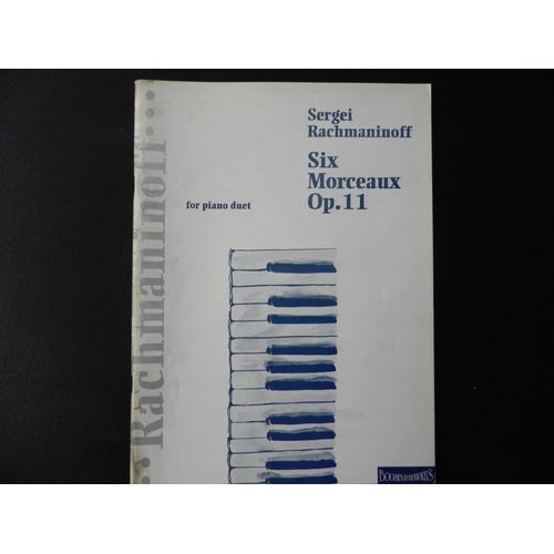 Six Morceaux Op. 11 For Piano Duet