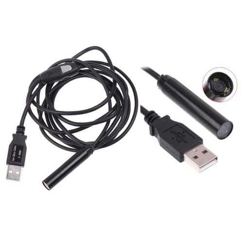 Endoscope camera espion couleur câble USB 5m étanche