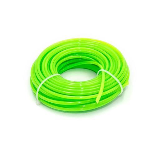 vhbw Fil de rechange pour débroussailleuses rotofil 3mm de diamètre compatible avec les débroussailleuses - 15 mètres, vert, nylon, résistant