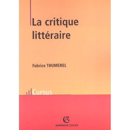 La Critique Littéraire