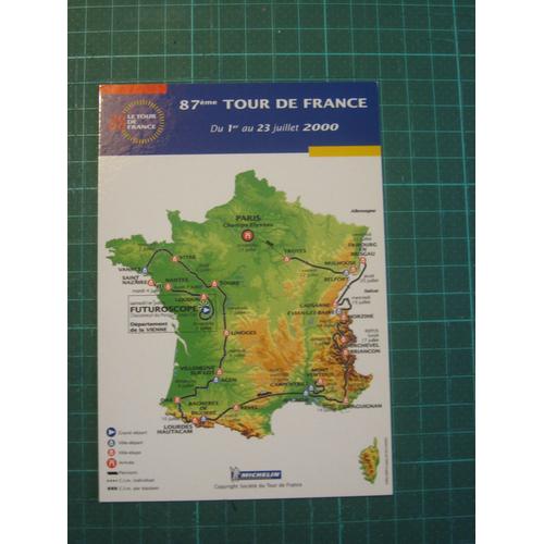 Carte Postale 87 Ème Tour De France