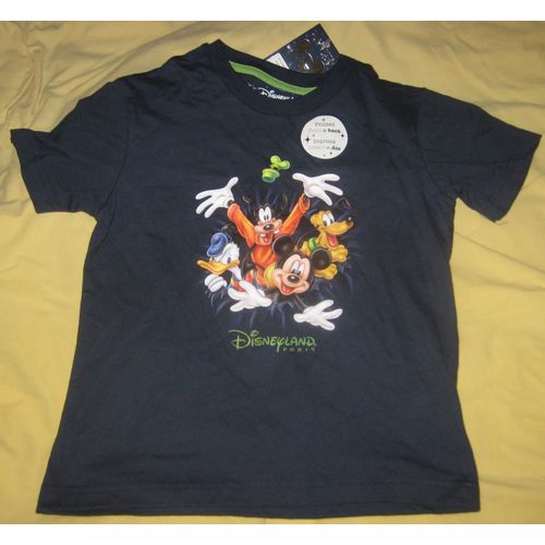 T-Shirt Disney Mickey Donald Dingo Pluto Disneyland