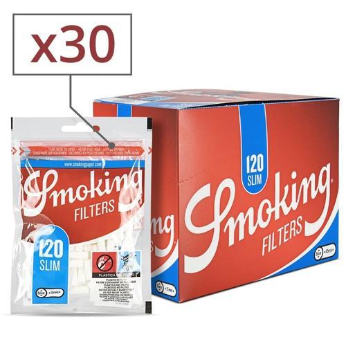 30 sachets de 120 filtres smoking slim