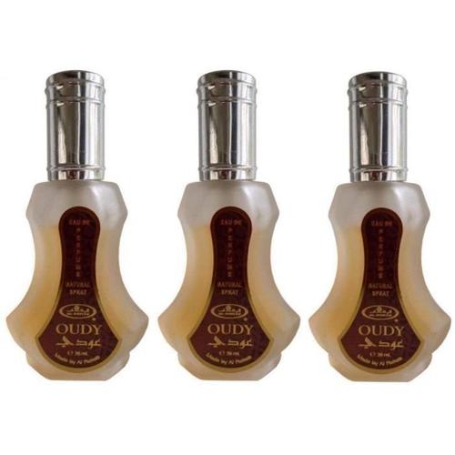 Lot De 3 Musc Parfums Oudy Al Rehab - 35ml, Attar Halal Arabe, Notes: Costus, Musc Blanc, Oud, Tabac, Néroli, Genet 