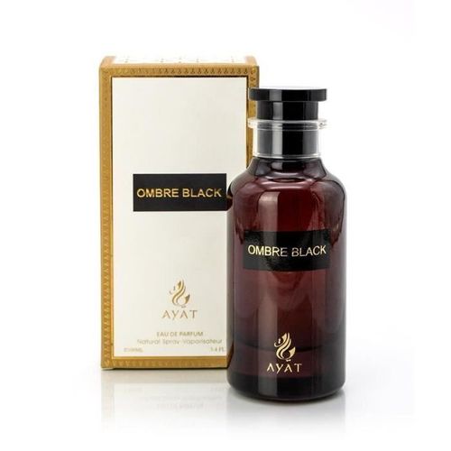 Eau De Parfum Ombre Black 100ml - Larmes De Benjoin, Framboise, Bois De Oud, Encens 