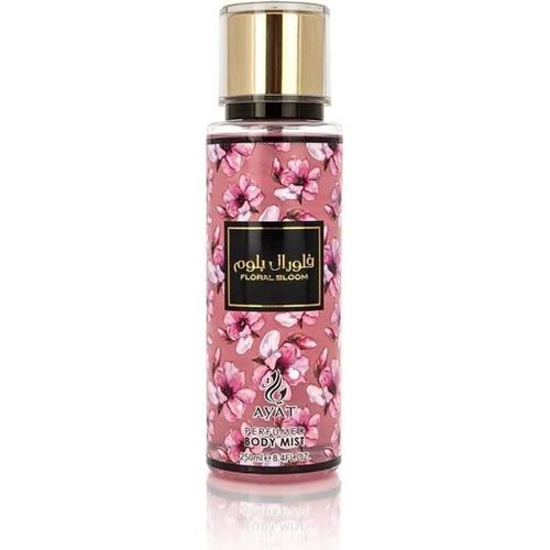 Ayat Perfumes - Brume Floral Bloom Parfumé 250ml ? Mist Pour Le Corps De Senteurs Orientales - Fabriqué En Dubai 