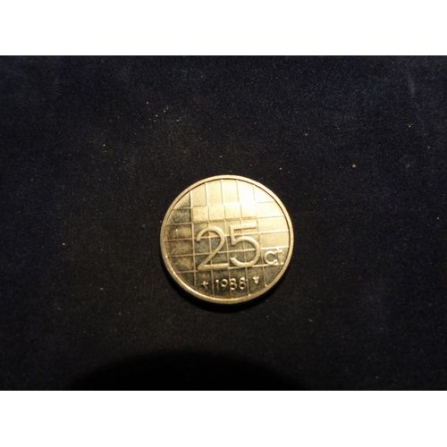 Pays-Bas 25 Cents,1957