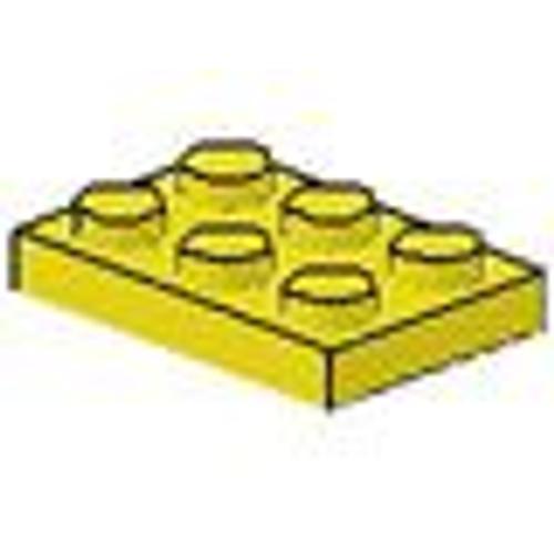 Accessoires Lego Plaque Jaune 2x3