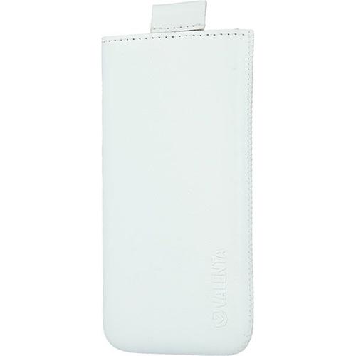 Valenta Pocket Classic Blanc - Housse En Cuir Pour Iphone 5
