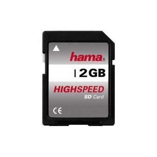Hama High Speed - Carte mémoire flash - 2 Go - SD