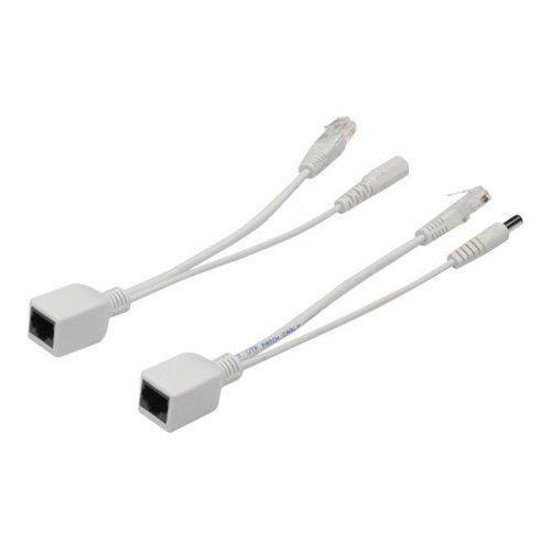 DIGITUS Passive PoE cable kit DN-95001 - Kit de câble Power over Ethernet (PoE) - prise CC 5,5 mm - CAT 5e