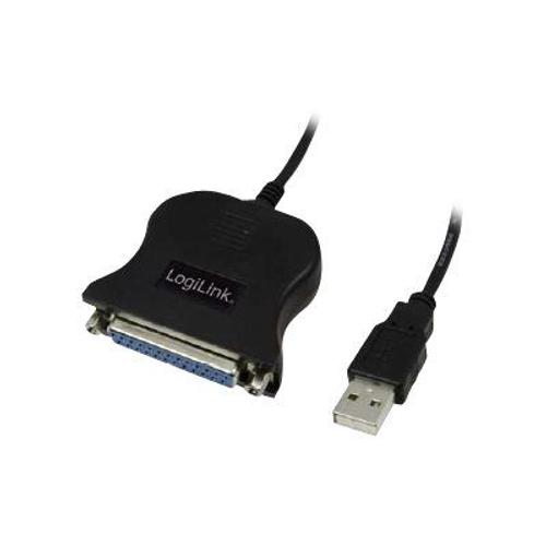 LogiLink Adapter USB to DSUB-25 - Adaptateur parallèle - USB - parallèle