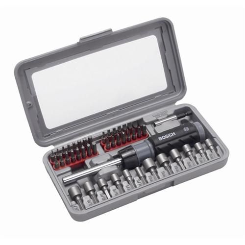 Tournevis A Cliquet+ Coffret de Vissage 46 Pieces