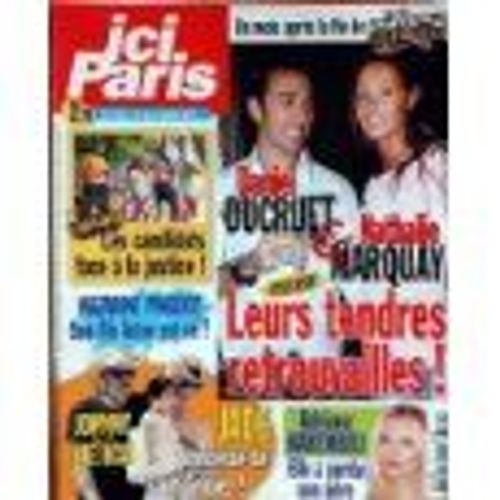 Ici Paris Adriana Karembeu 1.5p/ Johnny Hallyday 2p/ Francis Perrin 1/2p/ Benjamin Biolay & Chiara Mastroianni 1.5p/ David Hallyday 1/2p/ Arturo Brachetti 2p/ Giraudeau 1p/ Jean Marc Barr 1.5p/ Plus Belle La Vie 1.5p/ Gilbert Montagne 1p/  3133