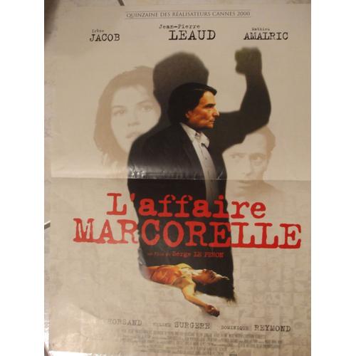 L'affaire Marcorelle Affiche 40/60 Cm Jp Léaud-M. Amalric