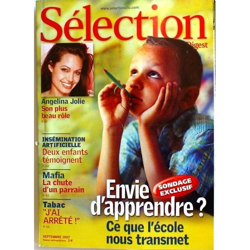 Selection Reader S Digest 2007 Juillet Angelina Jolie