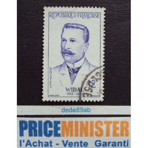 France..Médecin Fernand Widal (1862-1929) Oblitéré.