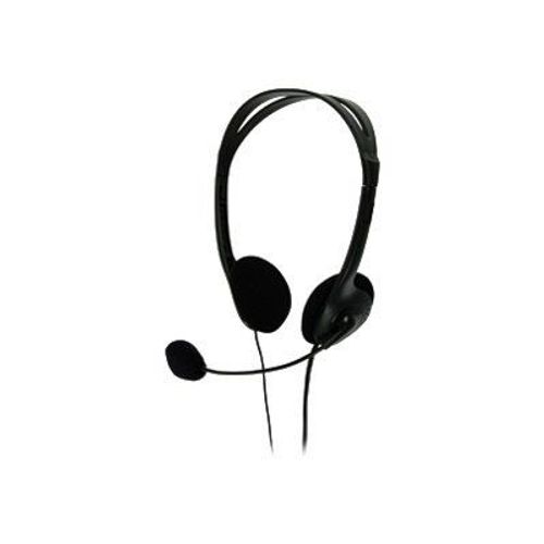 König BXL-HEADSET1BL - Micro-casque - sur-oreille - filaire - noir