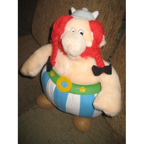 Peluche Obélix Parc Astérix 1999/ Goscinny-Uderzo 35 Cm