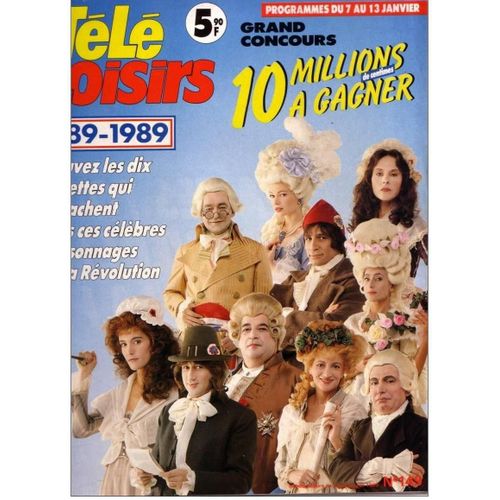 Télé Loisirs 149 1989 Karen Cheryl/Tresca/Patrick Dupond/Veronique Jannot/Glenn Frey/Lenorman