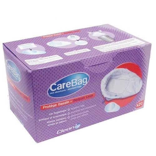 Carebag© - Sacs Hygiéniques Protège Bassin - Boîte De 20 