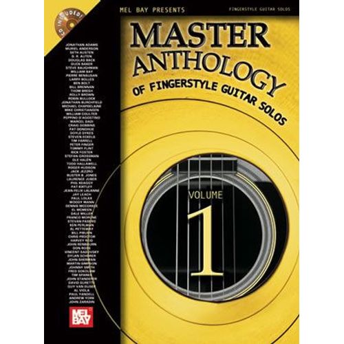 Master Anthology Of Fingerstyle Guitar Solos, Volume 1 + 3 Cd