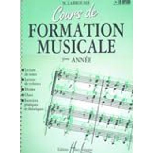 Cours De Formation Musicale - 3e Année