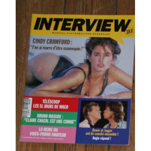 INTERVIEW 10 KALACHNIKOV 3.5P/ BOUDARD 2P/ MARINE LE PEN 1P/ BOWIE ...