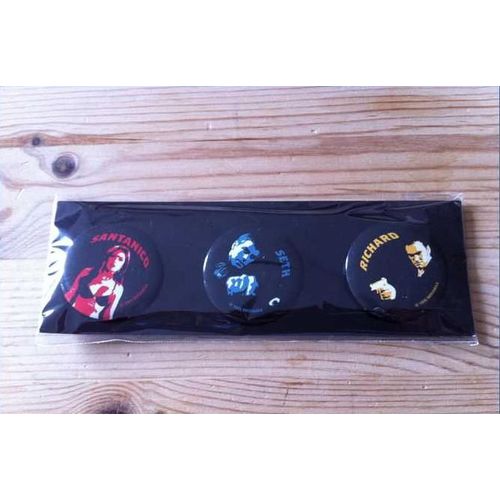 Lot De 3 Badges "Une Nuit En Enfer"