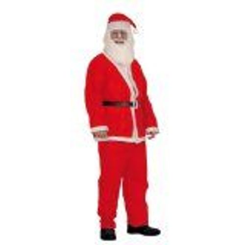 Deguisement Noel Adulte  Manteau Pantalon Chapeau  Barbe  Ceinture