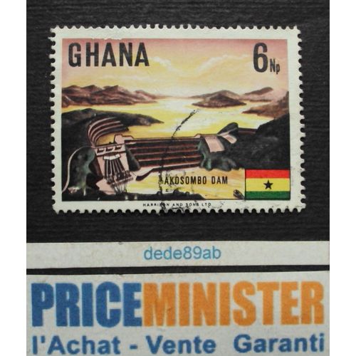 Ghana.. Akosombo Dam. Barrage Sur La Rivière Volta. Oblitéré.