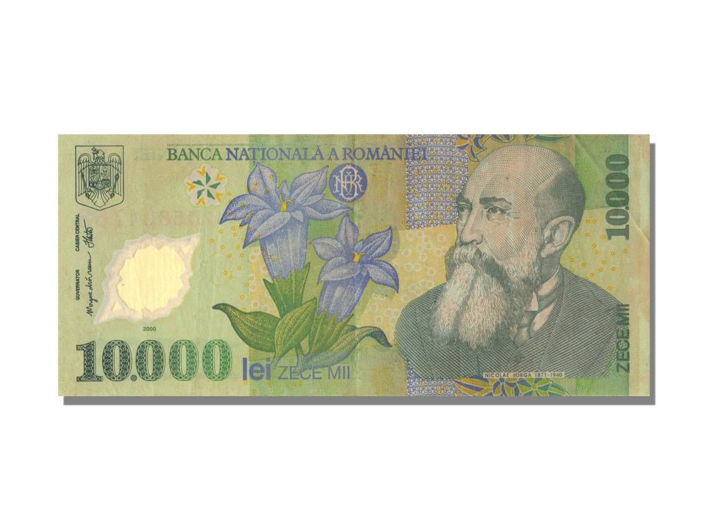 Billet 10 000 Lei Roumain De 1999