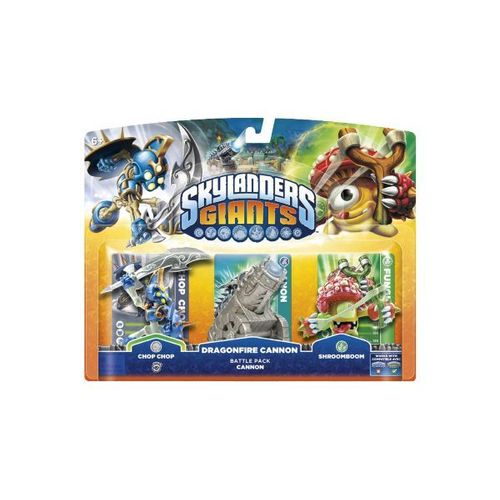 Figurine Skylanders : Giants - Chop Chop + Shroom Boom + Dragonfire Cannon