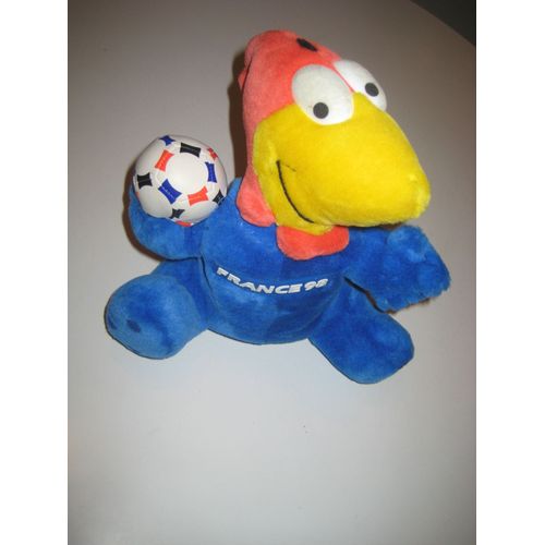 Peluche Parlante Coq France 98 Licence Officielle 28 Cm