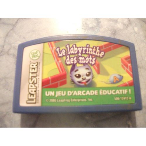 Jeu Le Labyrinthe Des Mots Console Leapster De Leap Frog