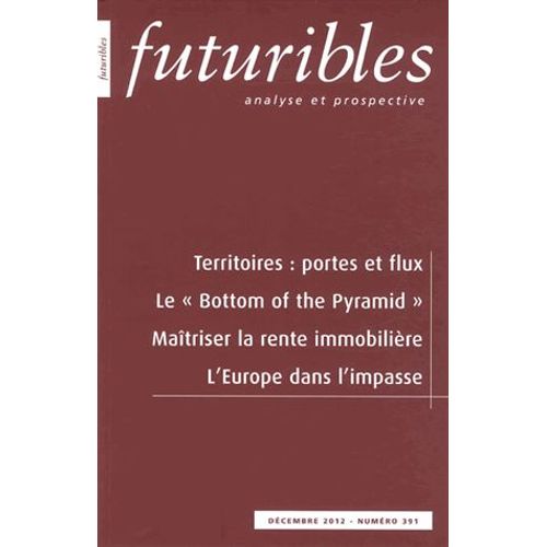 Futuribles N° 391, Décembre 201