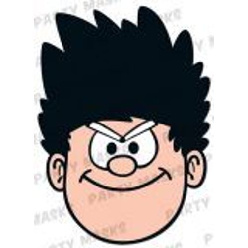 Masque Carton Celebrites Dennis La Menace