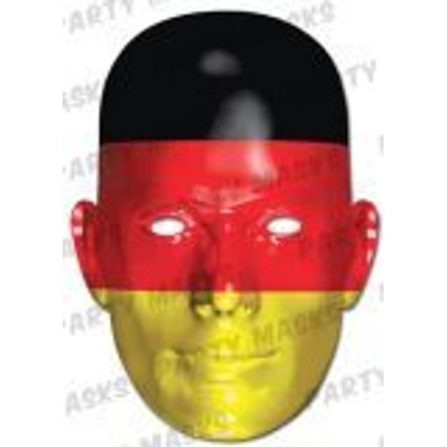 Masque Carton Celebrites  Drapeau Allemand