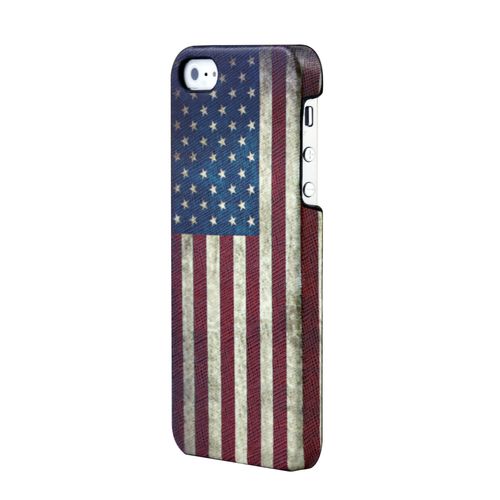 Coque Arrière Moxie Drapeau Vieilli Usa  Pour Iphone 5
