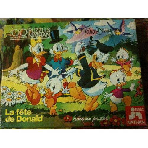 Puzzle Nathan 100 Pièces La Fête De Donald