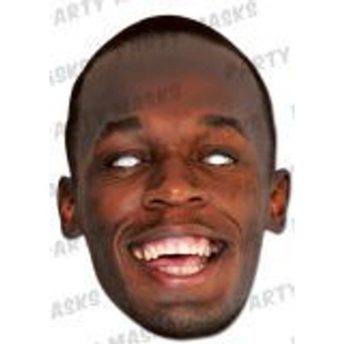 Masque Carton Celebrites  Usain Bolt