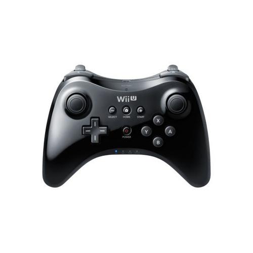 Manette Nintendo Pro Controller Sans Fil Noir Nintendo Pour Nintendo Wii U