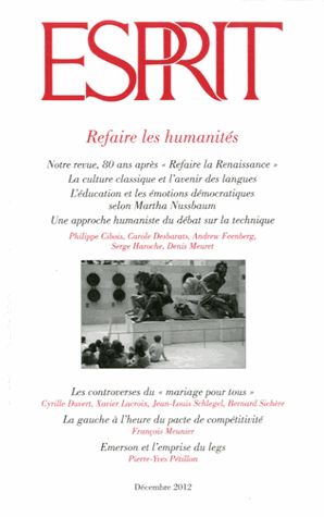 Esprit N° 390, Décembre 201 - Refaire Les Humanités