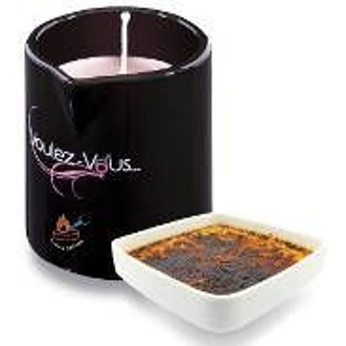 Huiles De Massages : Huile De Massage Bougie De Massage Gourmande Crème Brulée - 180 Gr