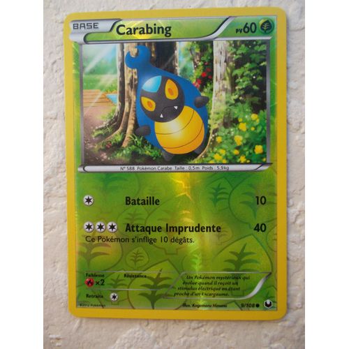 Carabing - 9/108 - Reverse - Pv60 - Explorateurs Obscurs - Neuve -