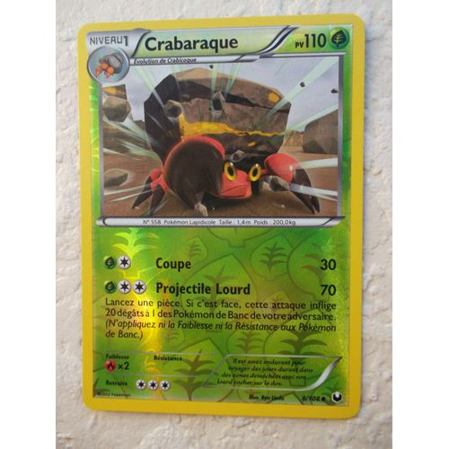 Crabaraque - 8/108 - Reverse  Pv 110 - Explorateur Obscurs - Neuve -