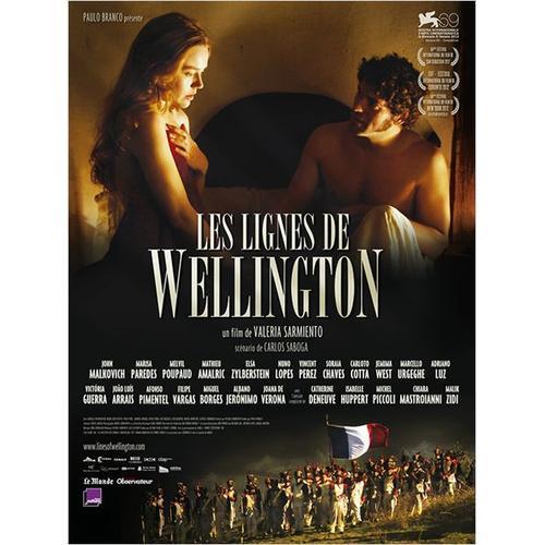 Les Lignes De Wellington - Véritable Affiche De Cinéma Pliée - Format 40x60 Cm - De Valeria Sarmiento Avec Marisa Paredes, John Malkovich,Catherine Deneuve, Isabelle Huppert,Mathieu Amalric - 2012